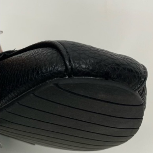 Kenneth Cole Flash Time Black Faux Pebbled Leather Comfort Loafers New Nwt - Picture 6 of 15